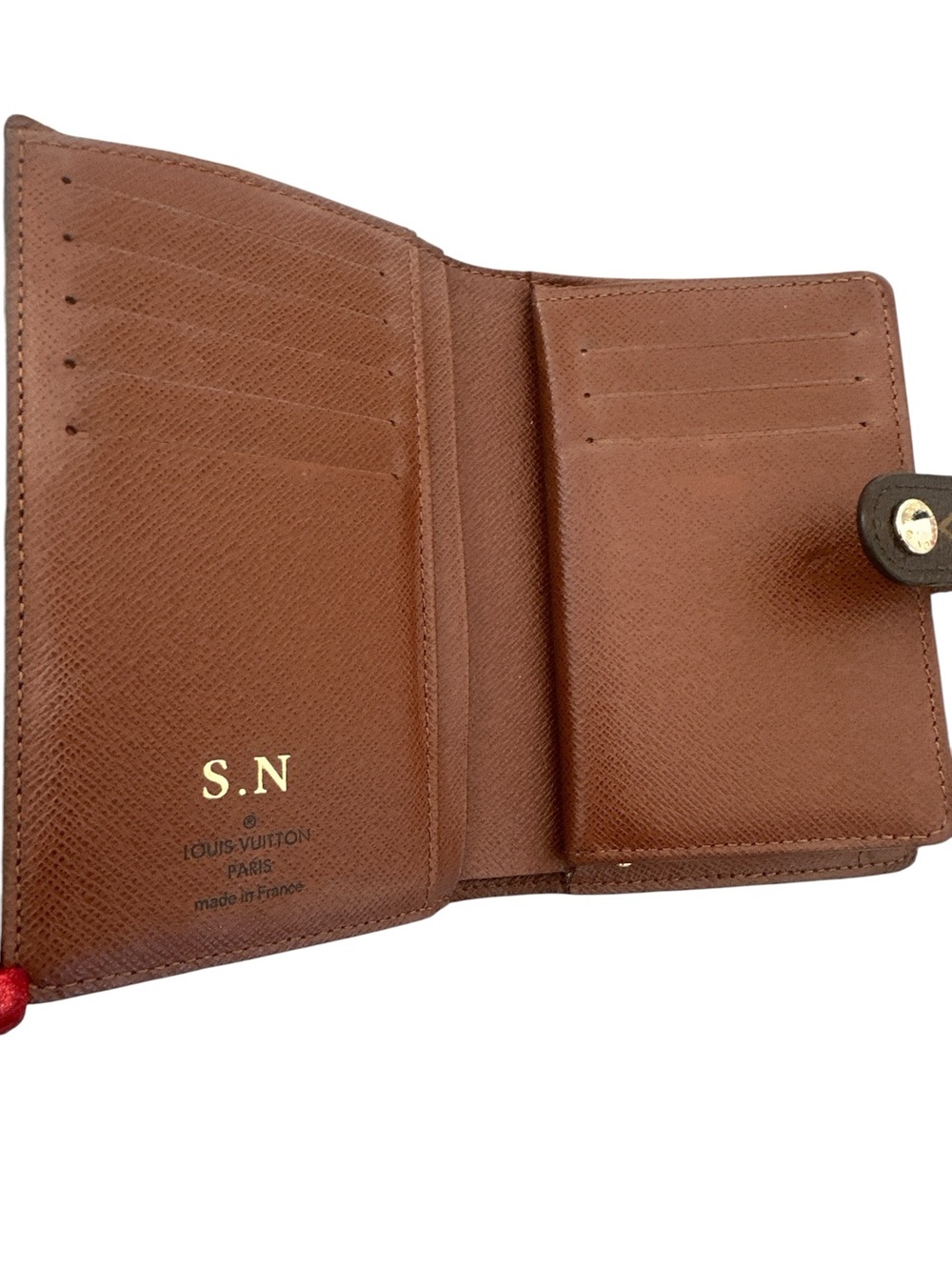 Louis Vuitton Brown Monogram kisslock Small Wallet - Picture 6 of 9